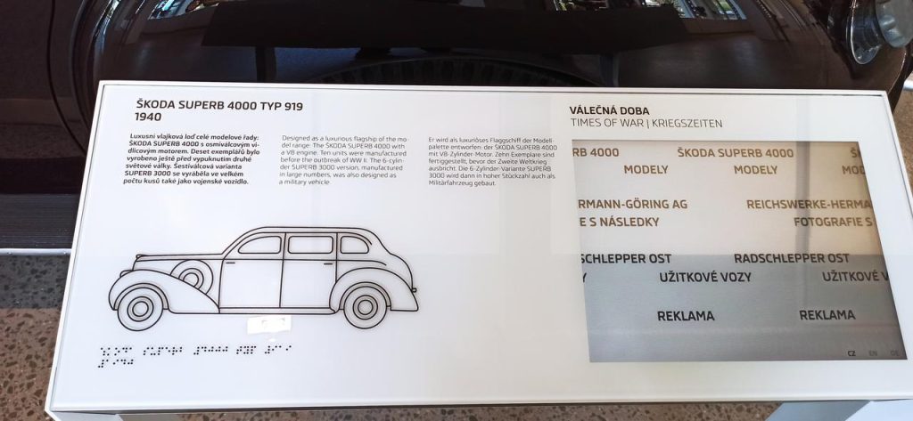 Skoda Superb w muzeum producenta