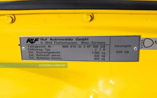 1989 RUF CTR Yellowbird